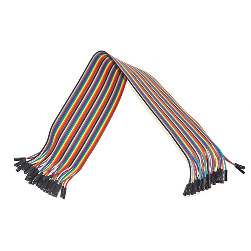 Female to Female Jumper Wires - 40CM ,Set of 40, Ideal for Prototyping and Breadboard Projects