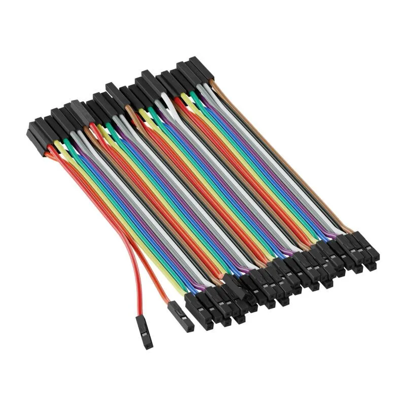 Female to Female Jumper Wire -10CM Set of 40 ,Ideal for Prototyping and Breadboard Projects