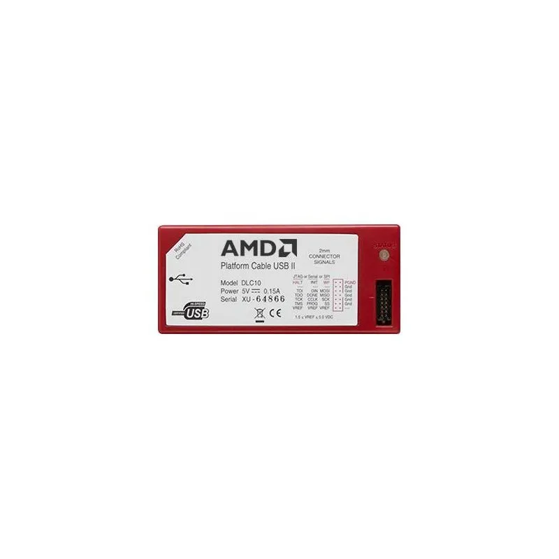 AMD Xilinx Platform Cable USB II (HW-USB-II-G) – High-Performance In-Circuit Programmer for FPGA, CPLD, and PROM Devices