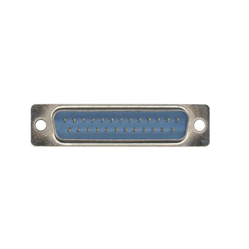 D-Sub 25-Pin Male Connector, Solder Cup Type, DB25 Plug for Serial & Parallel Ports