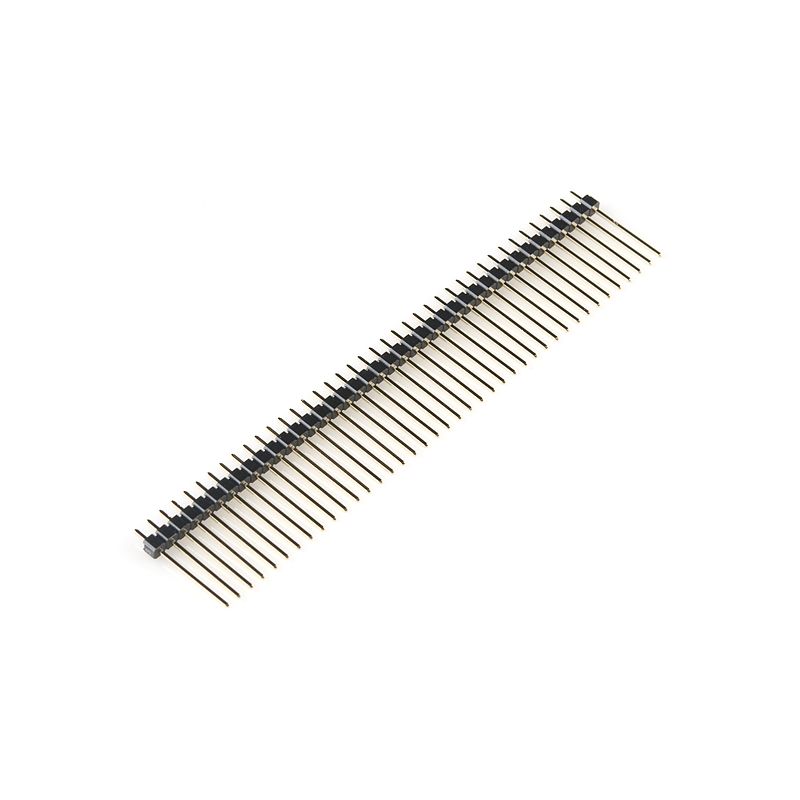 Male Header 1x40 Straight 2.54mm Pitch 19mm Long Pin Single Row Connector