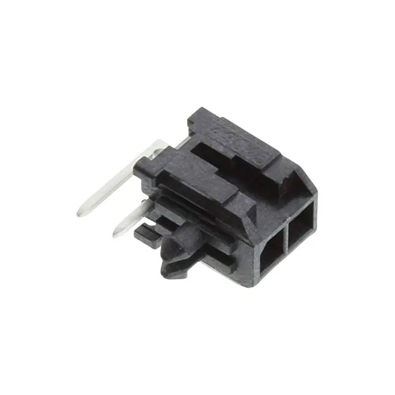 43045-0201 Molex, Micro-Fit 3.0, 43045, 2 Way, 2 Row, Right Angle PCB Header
