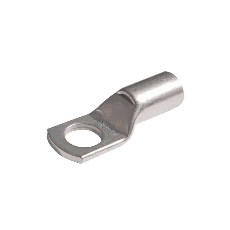 Heavy-Duty Tinned Copper Cable Lug Terminal, Crimp Type, Ring Eyelet, High Conductivity