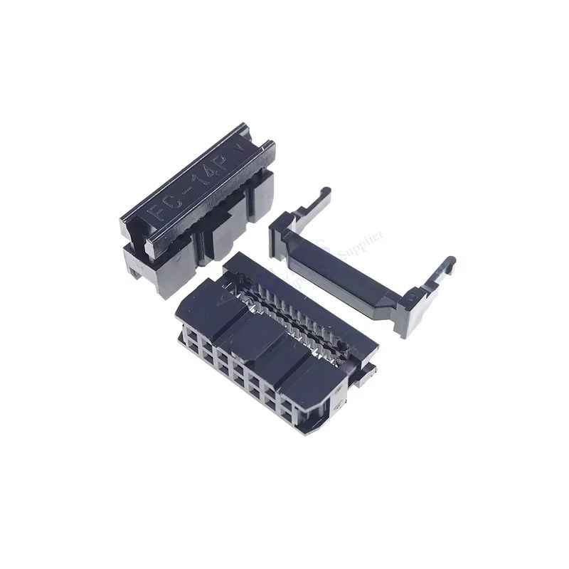 FC-14P IDC Connector 2.54mm Pitch 14-Pin Flat Ribbon Cable Socket