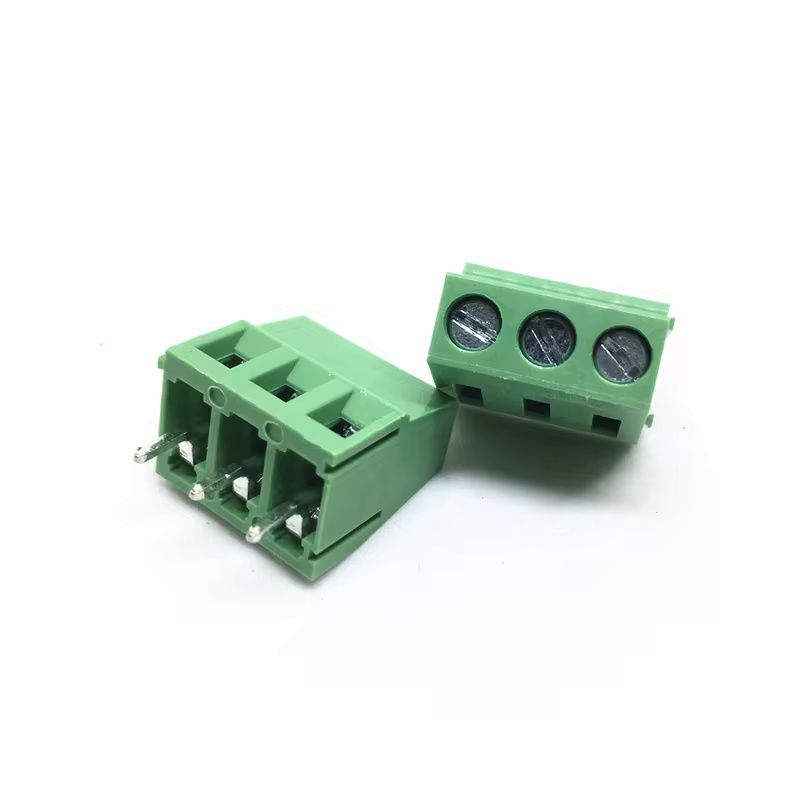 KF128 Terminal Block Connector 3 Pin Male 5.08mm Pitch 300V 10A 24-12AWG PCB Mount