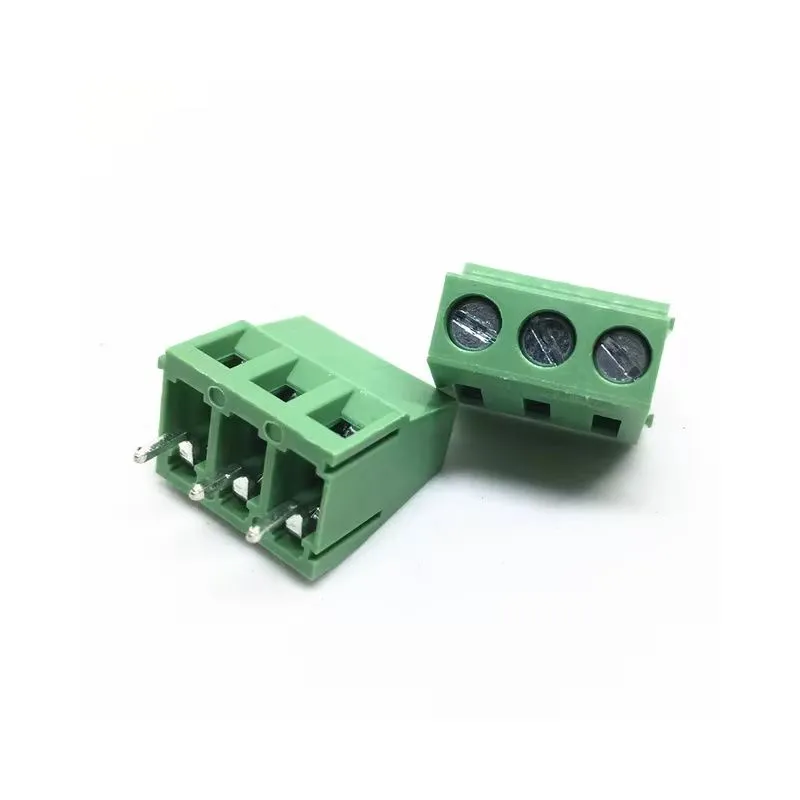 KF128 Terminal Block Connector 3 Pin Male 5.08mm Pitch 300V 10A 24-12AWG PCB Mount