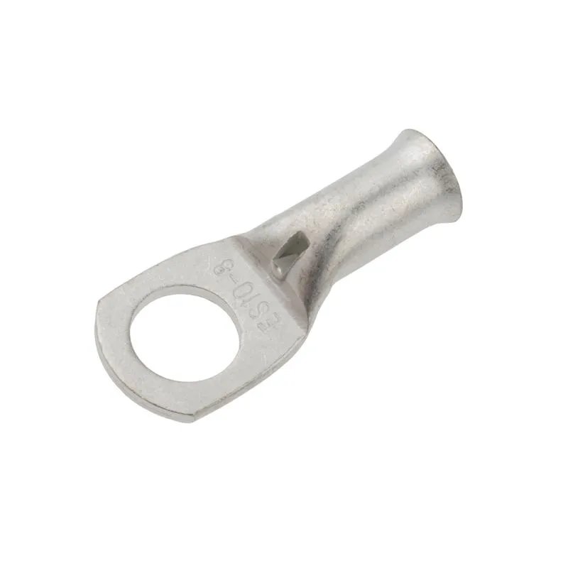 NDC10/8 Ring Terminal Connector Uninsulated Crimp 10mm² Conductor 8mm Stud Hole
