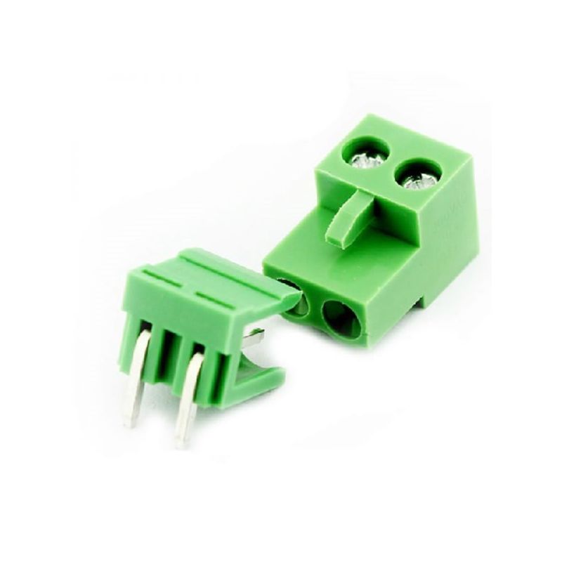 2EDGK 5.08mm Terminal Connector 2Pin Male Female Angle Pluggable PCB Mount