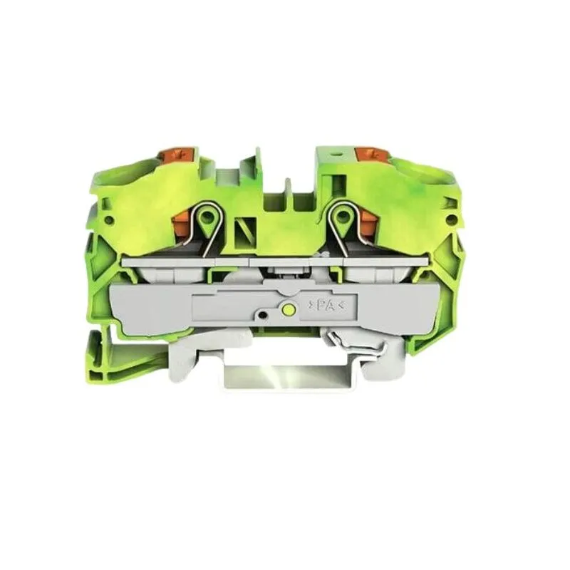 2216-1207 Connector Block,16 mm2 /6 AWG,Green/Yellow