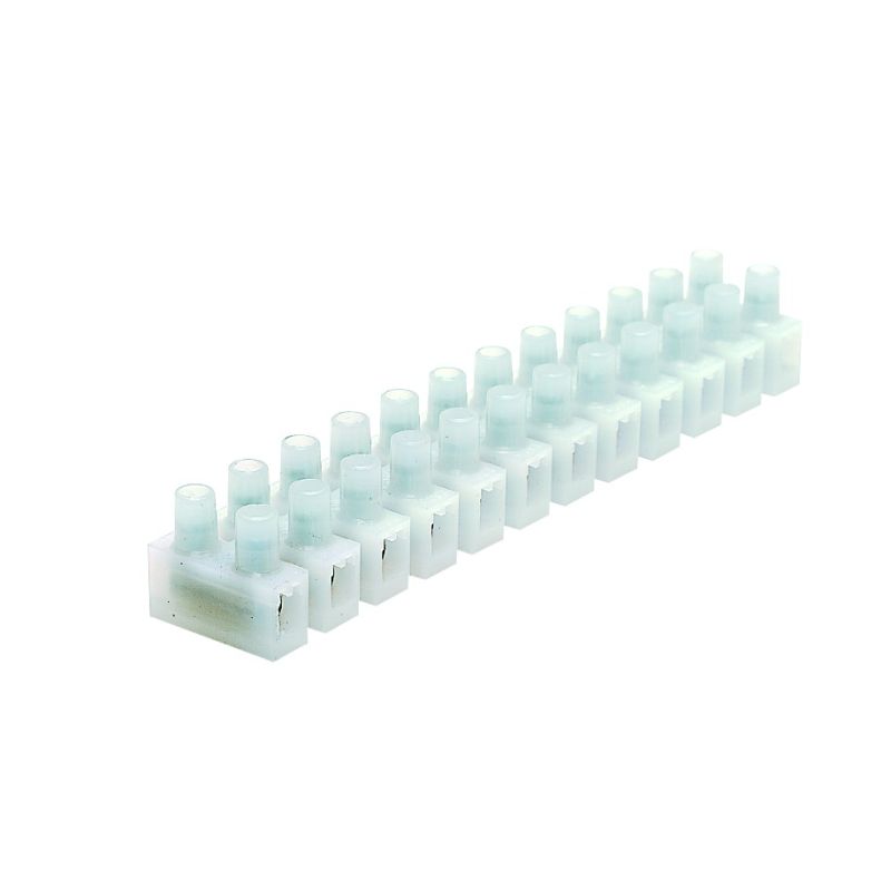 TERMINAL BLOCK 16MM 30A, Screw Terminal Strip, 12-Position, 300V Rated