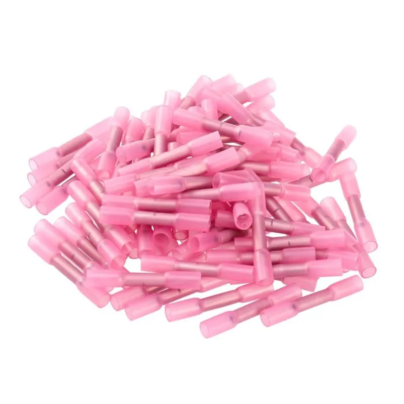 K12 Spade Butt Connector 0.5-1.5mm, Heat Shrink Waterproof, 22-16AWG