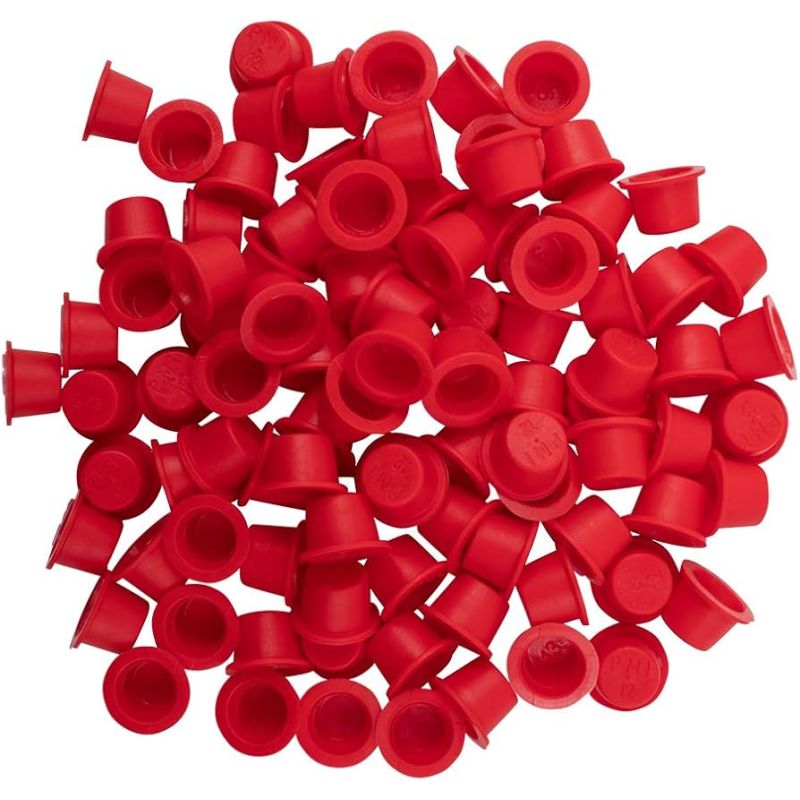 DL04 End Cap Lugs, Red Insulated Termination Cover, Suitable for 0.5–1.5mm2 Wires