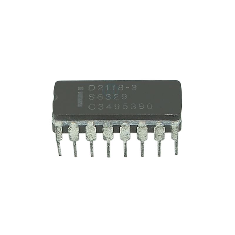 D2118-3, 16Kbit (16K x 1) NMOS Page Mode DRAM, DIP-16