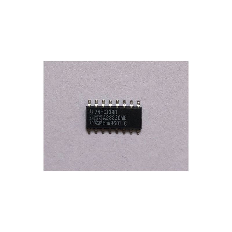 74HC139D,Dual 2-to-4 Line Decoder/Demultiplexer,SOIC-16
