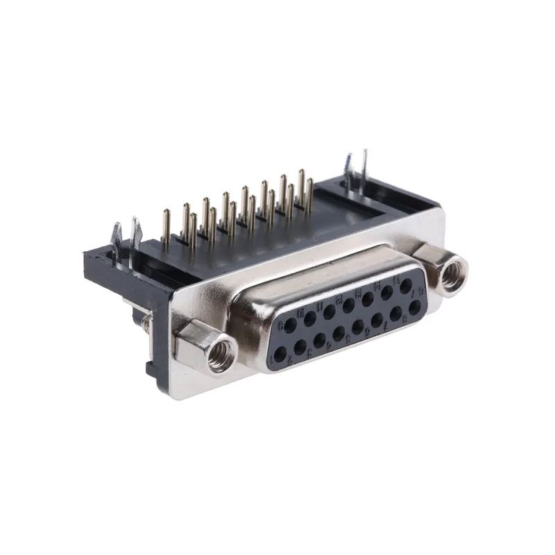 DB15 ,Female PCB Mount Connector - 15-Pin D-Sub Connector for PCB Applications
