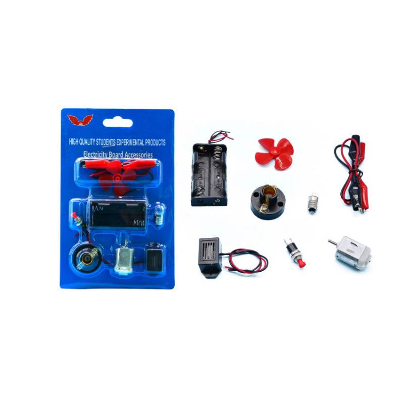 Electricity Board Accessories Kit Educational DIY Circuit Components Set Student Experiment