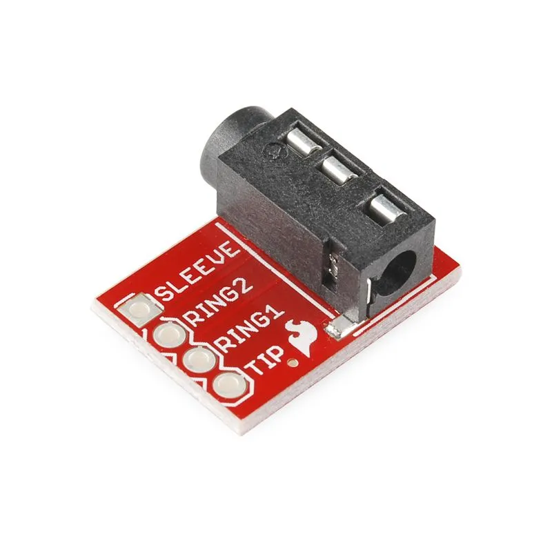 TRRRS Breakout Module, Stereo Audio Jack, 4-Pole,3.5mm