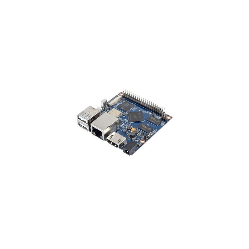 Banana Pi BPI-M2+ Quad-Core 1GB DDR3 SBC with Wi-Fi, Bluetooth, and Gigabit Ethernet