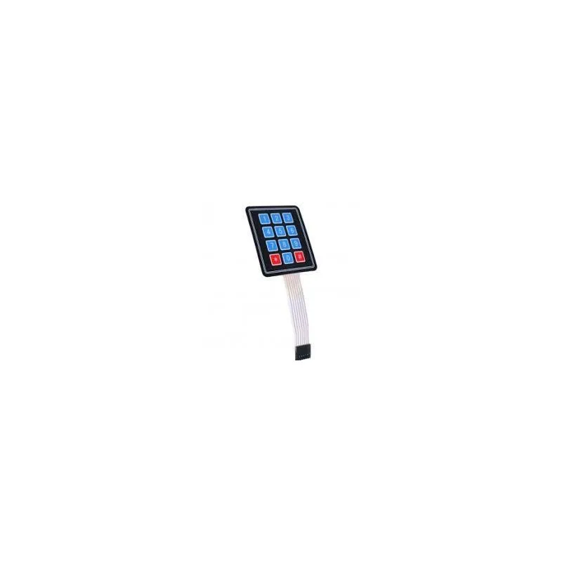 4x3 Matrix Membrane Keypad – 12-Key Flexible Keypad for Arduino, Raspberry Pi, DIY Projects