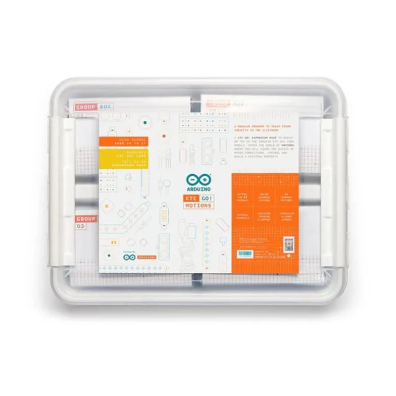 AKX00021 ,Arduino CTC GO! Motions Expansion Pack - Educational Robotics Kit, Motion and Actuation Learning System