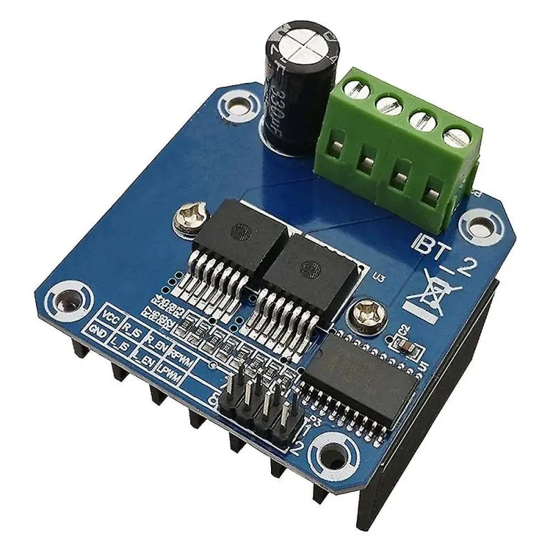 BTS7960 43A H-Bridge Motor Driver Module – High Current, Dual-Channel