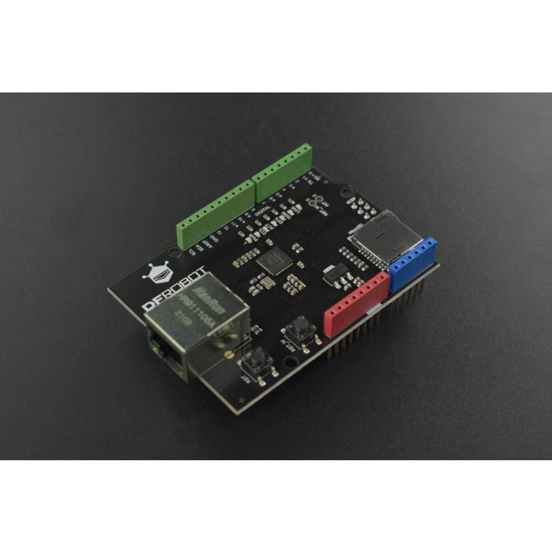 DFR0125 DFRduino Ethernet Shield V2.1 (Support Mega and Micro SD)