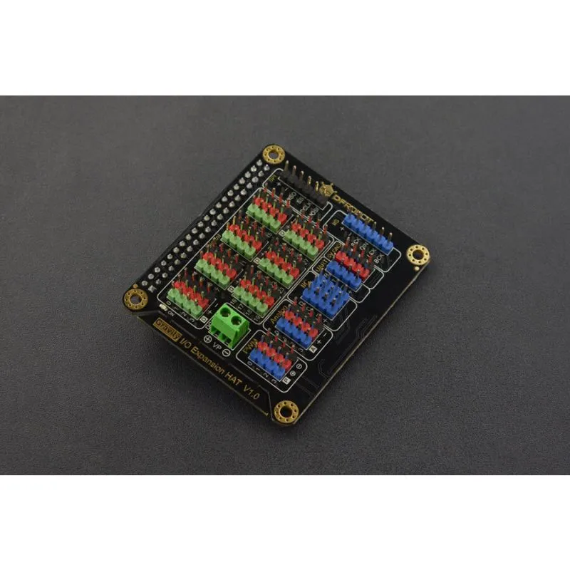 IO Expansion HAT for Raspberry Pi 4B/3B+