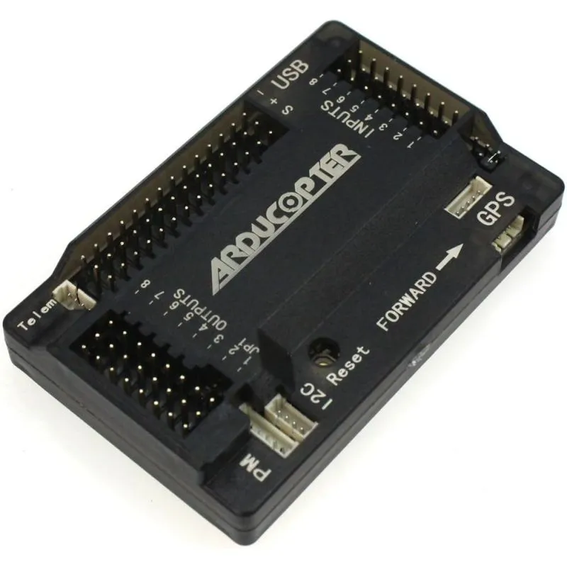 APM 2.8 Flight Controller with Built-in Compass, 6-Axis Gyro Stabilization, Compatible with Multirotor and Fixed-Wing Drones