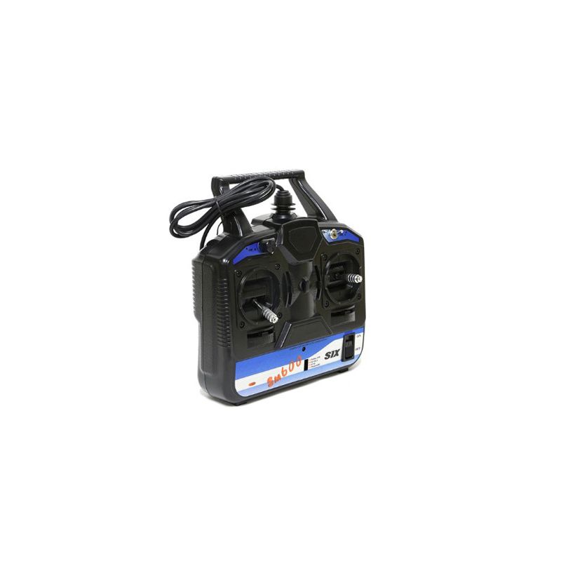 FlySky FS-SM600 6CH USB Powered Controller with SuperSimX Simulator (Mode 2), Realistic Flight Training Transmitter for RC Drones, Planes, and Helicopters