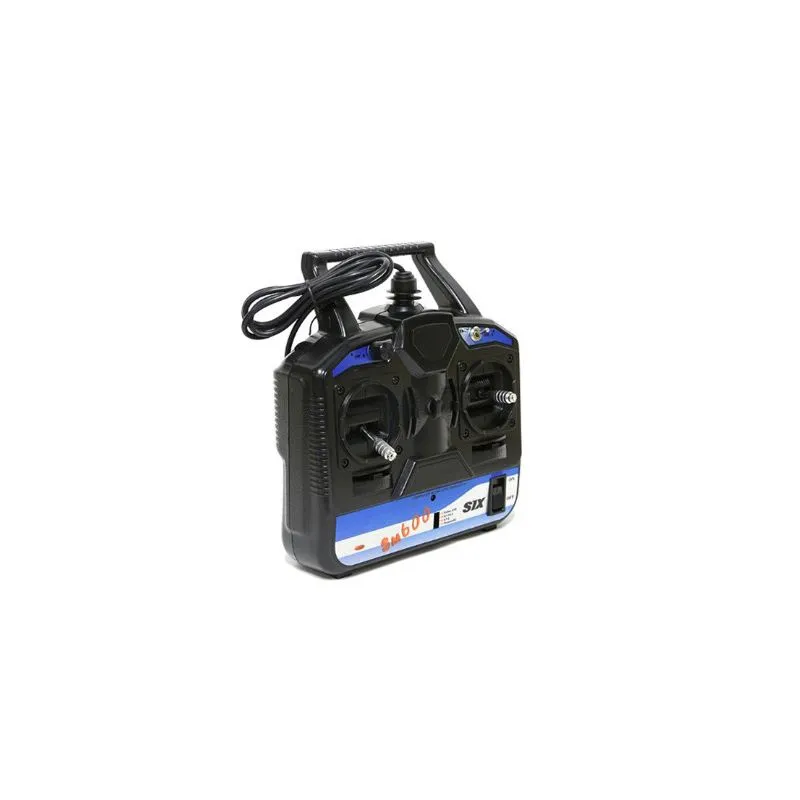 FlySky FS-SM600 6CH USB Powered Controller with SuperSimX Simulator (Mode 2), Realistic Flight Training Transmitter for RC Drones, Planes, and Helicopters