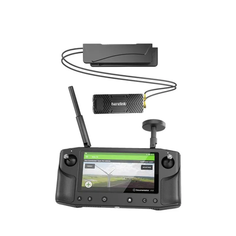 HERELINK V1.1 2.4GHz Long Range HD Video Transmission System, Integrated Remote Controller with FPV, Telemetry, and MAVLink Support