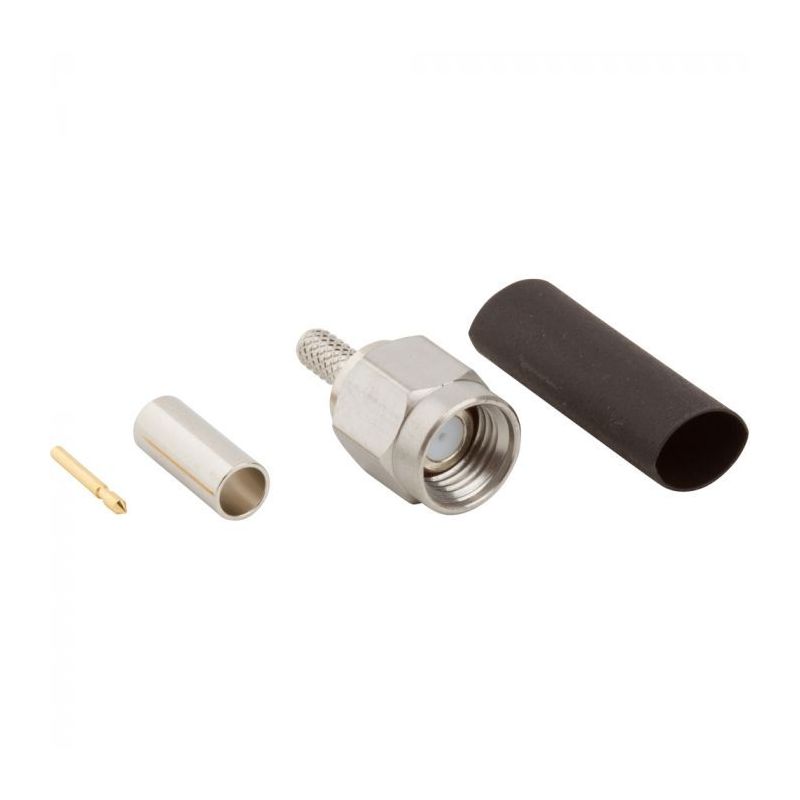 132174 Amphenol; RF Connector SMA Straight Crimp Plug for RG-174 RG-316 LMR-100 50 Ohm