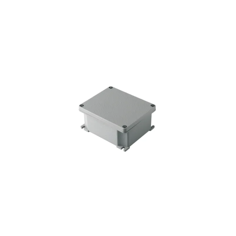 GW76262 Junction Box In Die-Cast Aluminium - Painted - Metallic Grey