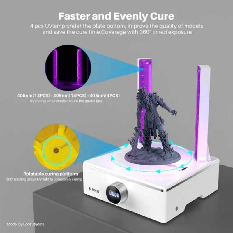 ELEGOO  Mercury XS BundleWashing & Curing Machine