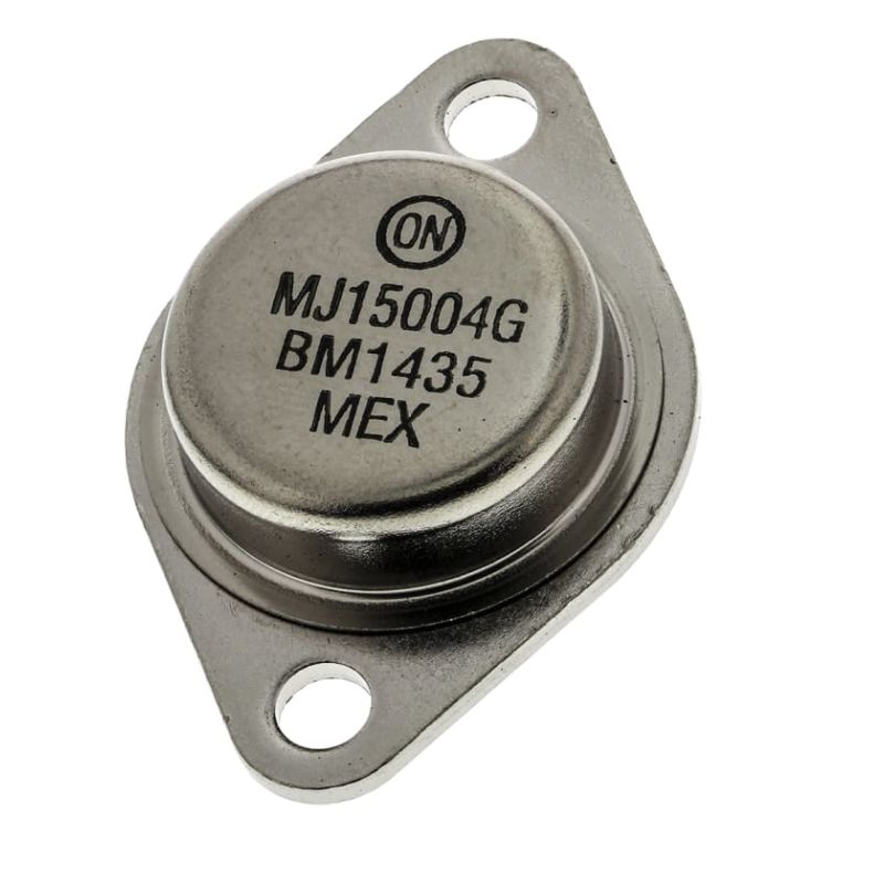 MJ15004G, Power Transistor, PNP, 140V, 20A