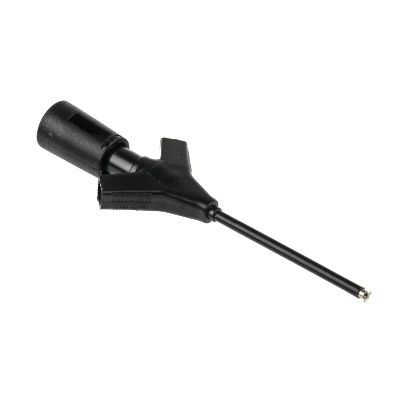 Hirschmann Test & Measurement Black Grabber Clip with Pincers, 2A, 60V dc, 2mm Socket (ETA 2-3 weeks subject to availability)