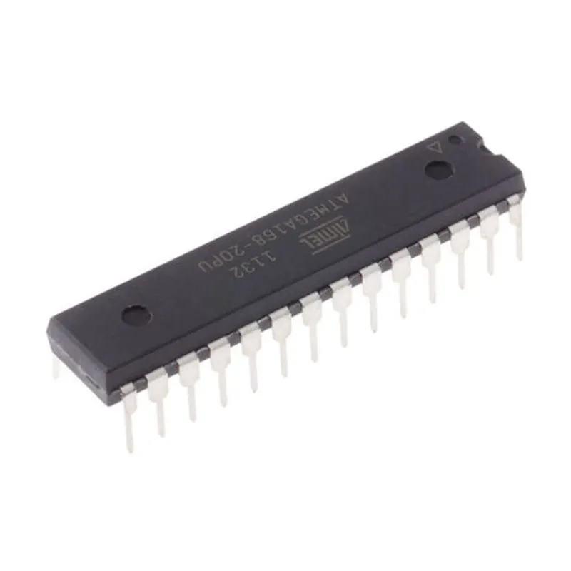 ATMEGA168-20PU Microcontroller, 8-bit AVR with 20MHz Max Speed, Comprehensive I/O Ports, Ideal for Advanced DIY Projects and Professional Applications