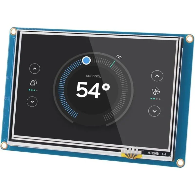 NX8048T050 5" TFT LCD HMI Touch Display – 800x480 Resolution, Integrated Processor