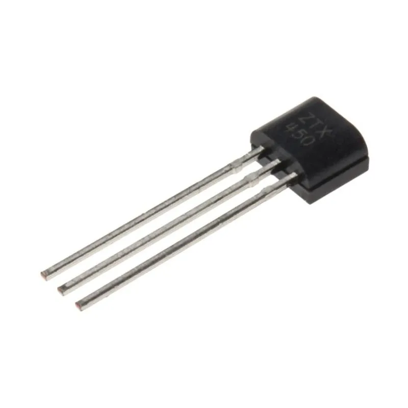 ZTX450 ,NPN Medium Power Transistor, 1A Continuous Current, TO-92