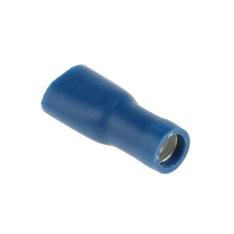 RS PRO BLUE INSULATED SPADE CONNECTOR 4.8X0.5MM TAB SIZE 1.5MM2 TO 2.5MM2 RS PART 534-755