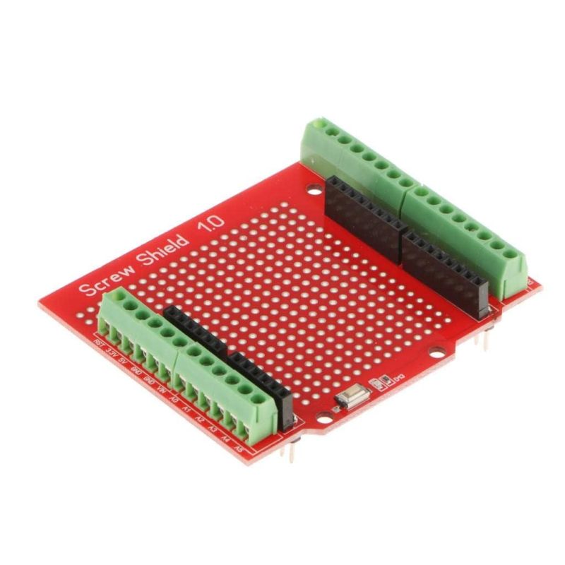 Screw Shield Extension Board V1.0, Prototyping Area, Screw Terminals