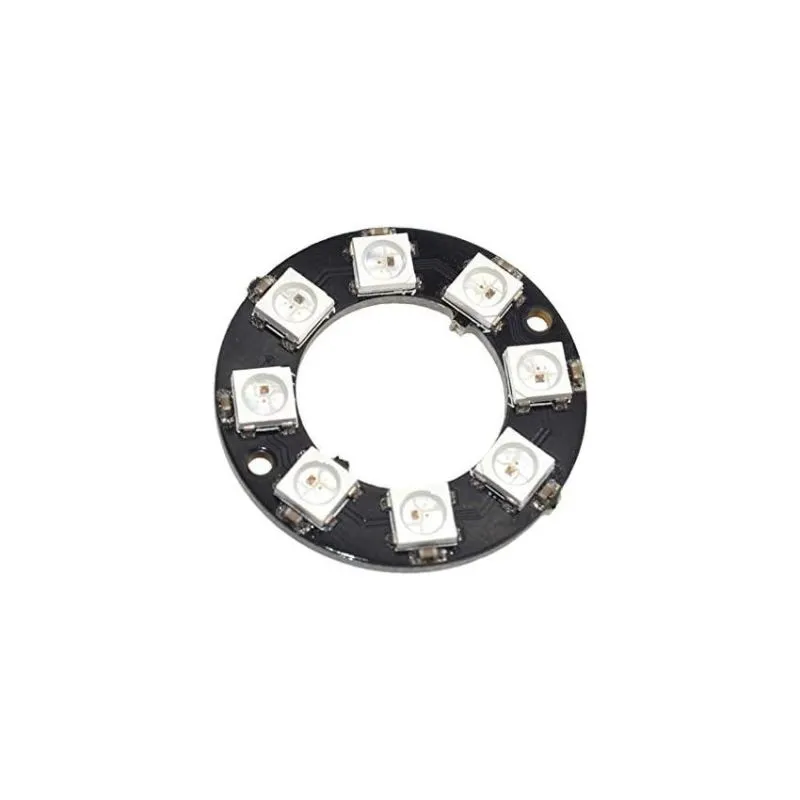 WS2812, 8-Bit 5050 RGB LED Ring with Integrated Drivers for Arduino