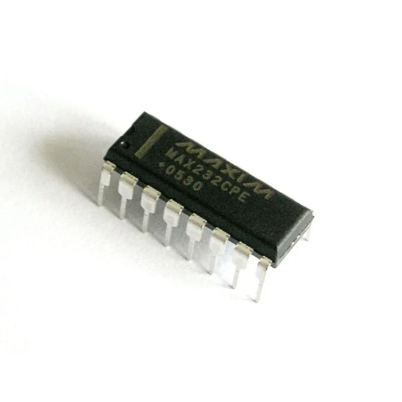 MAX232CPE DIP-16 ,+5V Powered Dual RS-232 Driver/Receiver - 120 kbps Data Rate