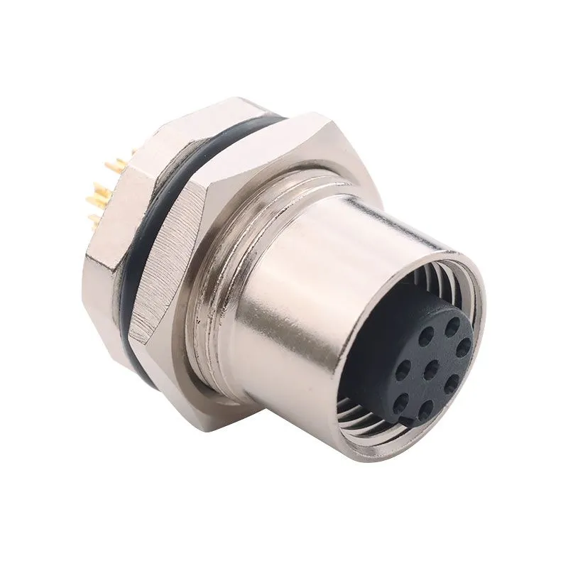Norcomp, 859-X08-203R004, M12 8-pin X-coded Solder