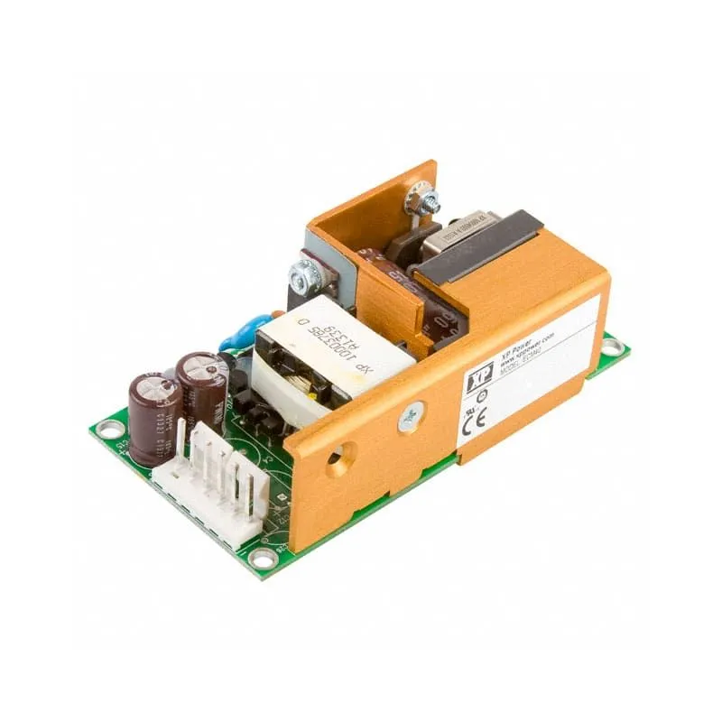 ECM40US12, 40W Open Frame AC-DC Power Supply, 12V Output, Medical & ITE Approvals