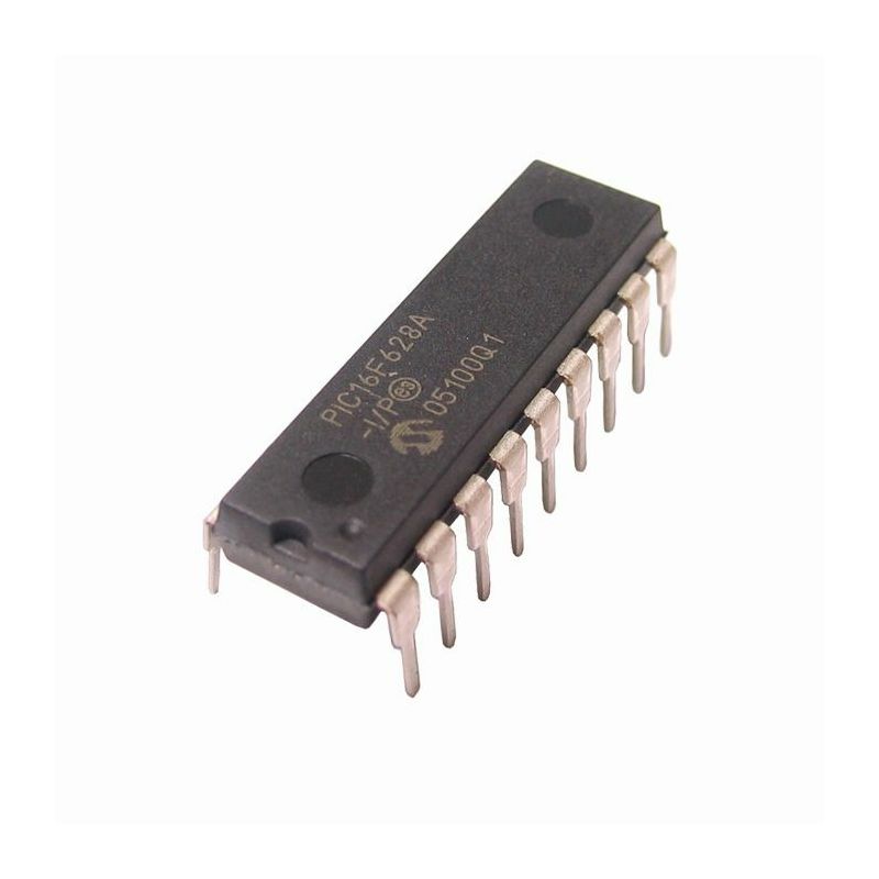 PIC16F628A,Microcontroller,DIP-18, 20MHz,2KB,224B