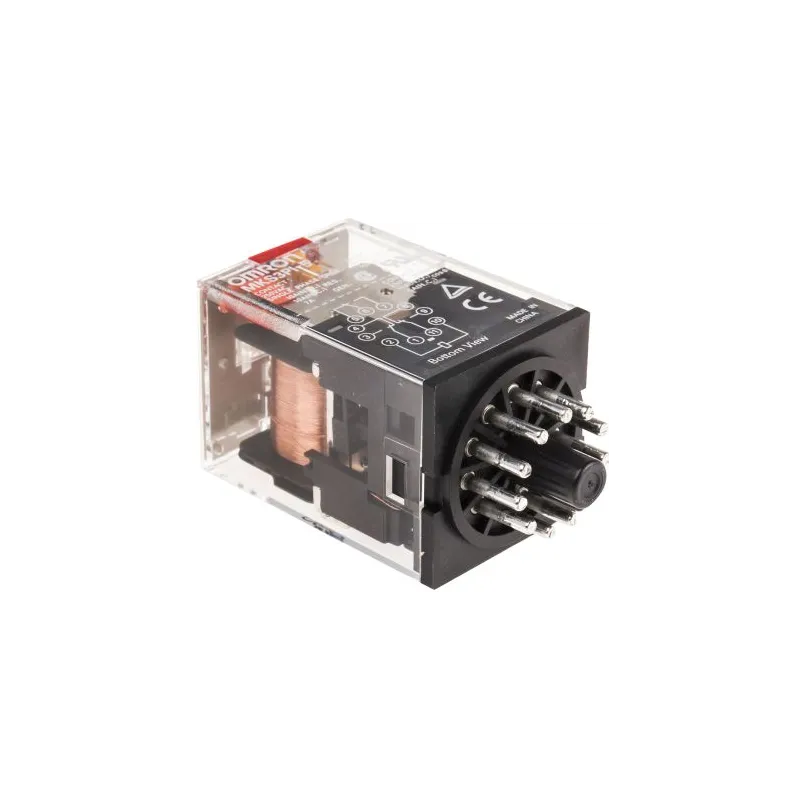 MK3P-I ,Electromagnetic Relay – 3PDT, 220V DC Coil, 10A/250V AC, 10A/30V DC
