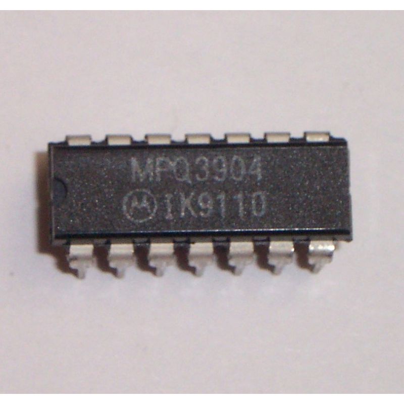 MPQ3904, NPN Quad Transistor - 40V, 200mA, TO-116