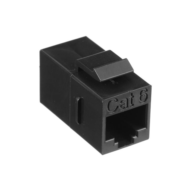 CAT 6 Joiner Connector,Black,F/F