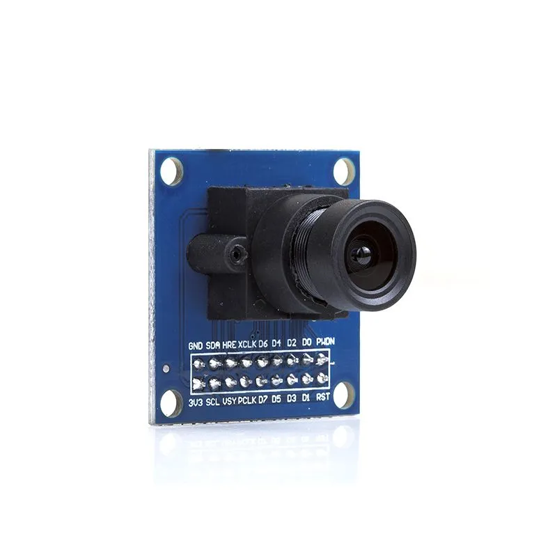 OV7670 Camera Module, VGA 640x480, CMOS Image Sensor, 3.3V Interface, For Arduino, STM32, and FPGA Projects